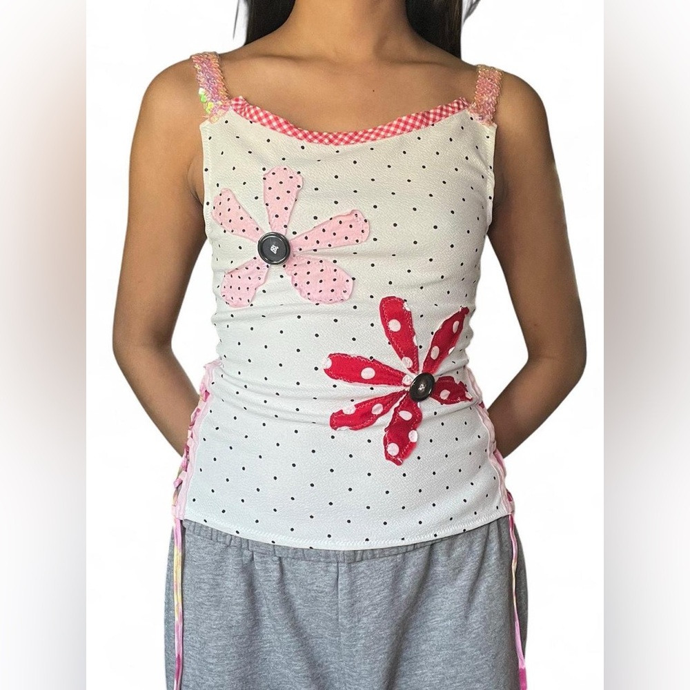 Y2K Polka Dot top